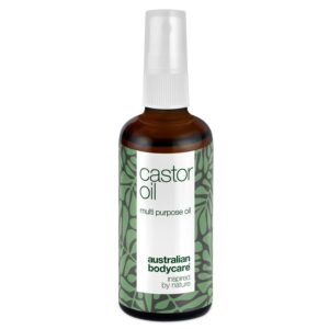 Castor Oil - Plejende ricinusolie til hud og hår â Fugtgivende ricinusolie til hud, hår, bryn og vipper. Lindrer tørhed og plejer irriteret hovedbund. 100 % naturlig olie. - 1 stk.